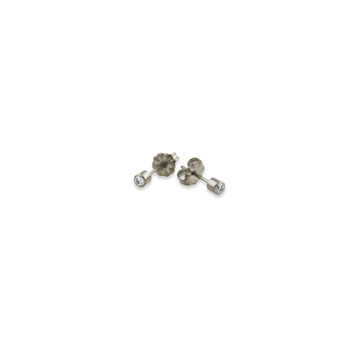 Medium Diamond Stud Earrings