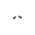 Medium Gem Stone Stud Earrings