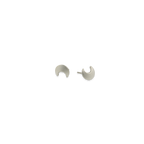 Moon studs earrings