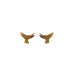 Whales Tail Stud Earrings