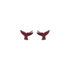 Whales Tail Stud Earrings