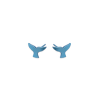 Whales Tail Stud Earrings