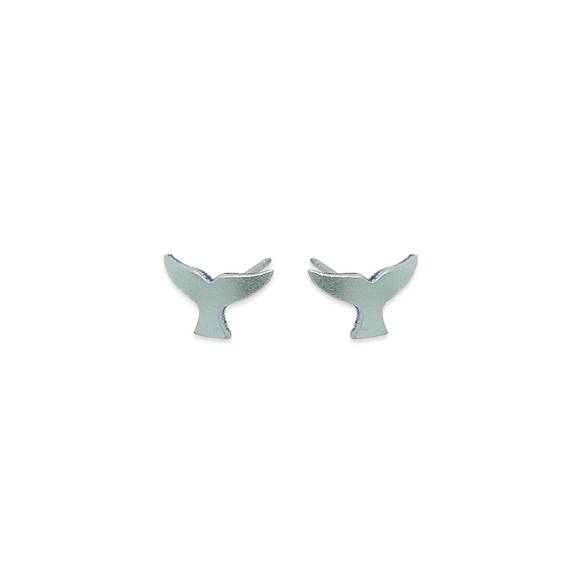 Whales Tail Stud Earrings