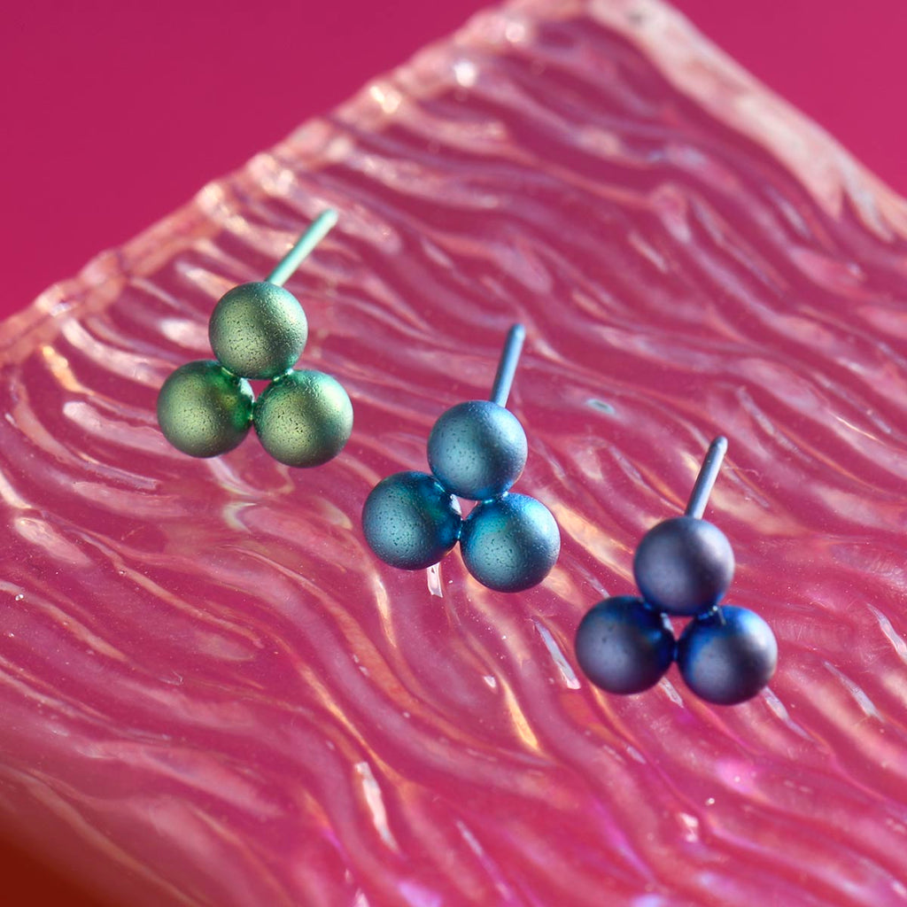 Triple Bead Studs