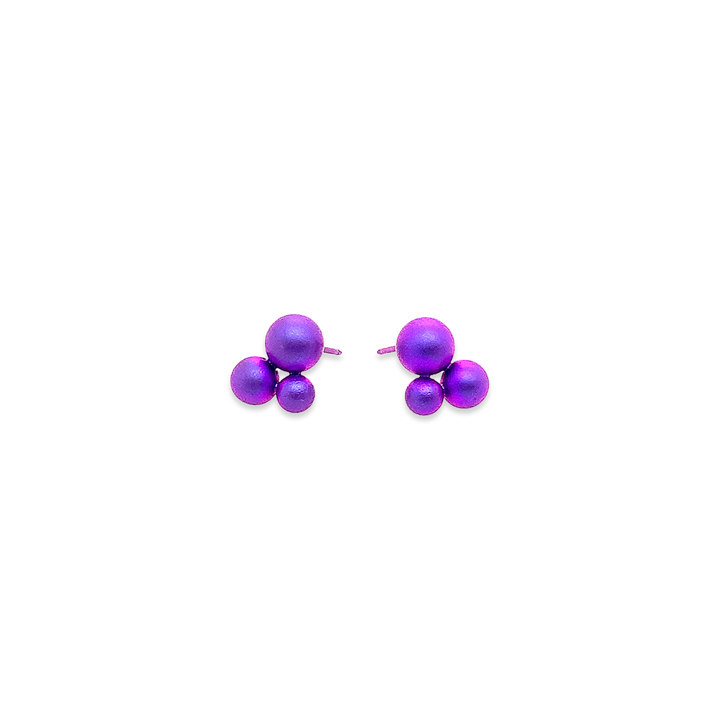 Bubble Trio Bead Studs