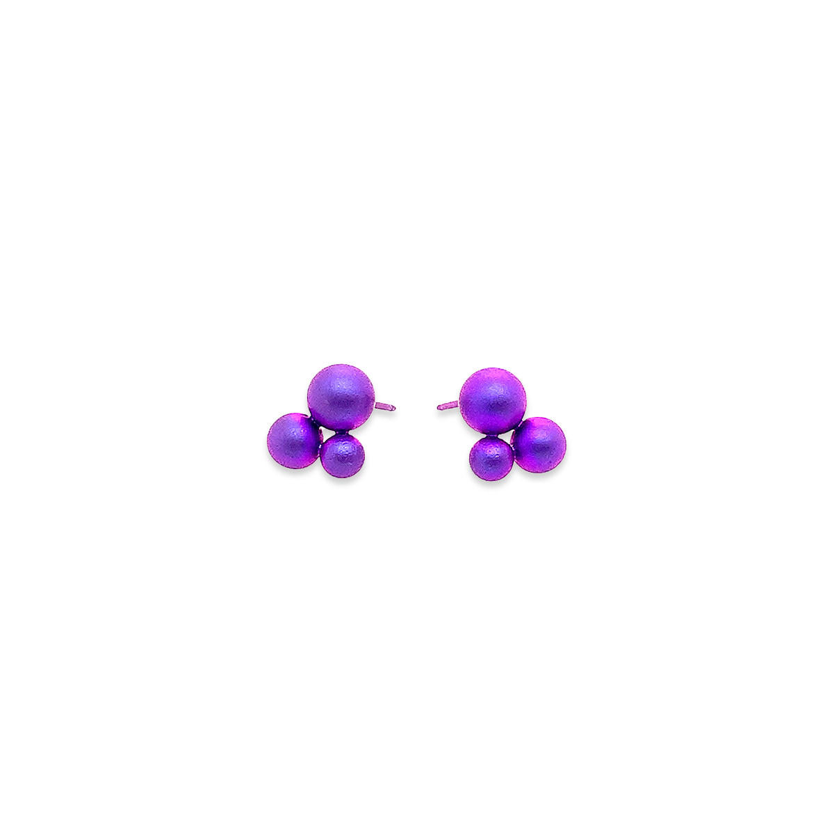 Bubble Trio Bead Studs