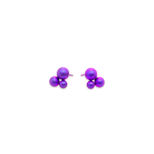 Bubble Trio Bead Studs