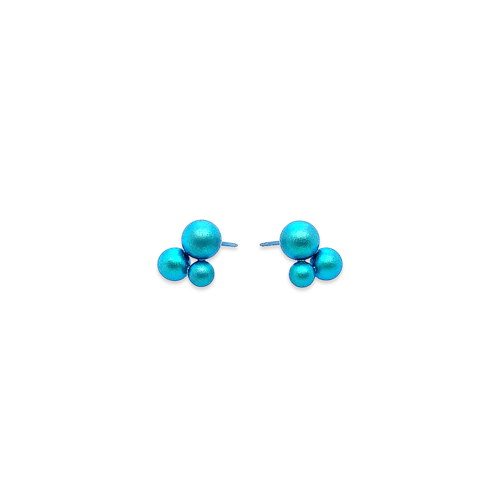 Bubble Trio Bead Studs