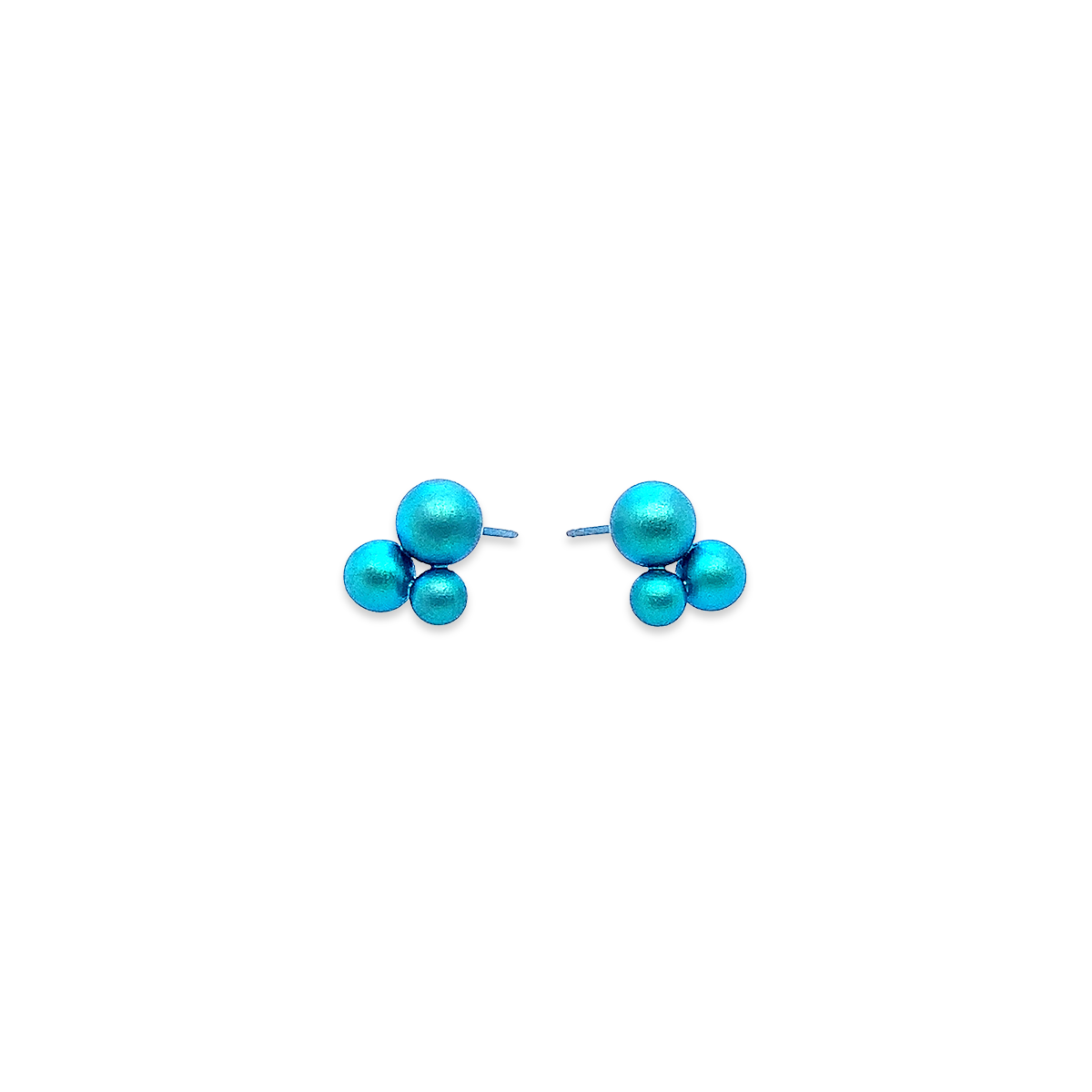 Bubble Trio Bead Studs