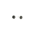 Zebra Print Small Round Studs