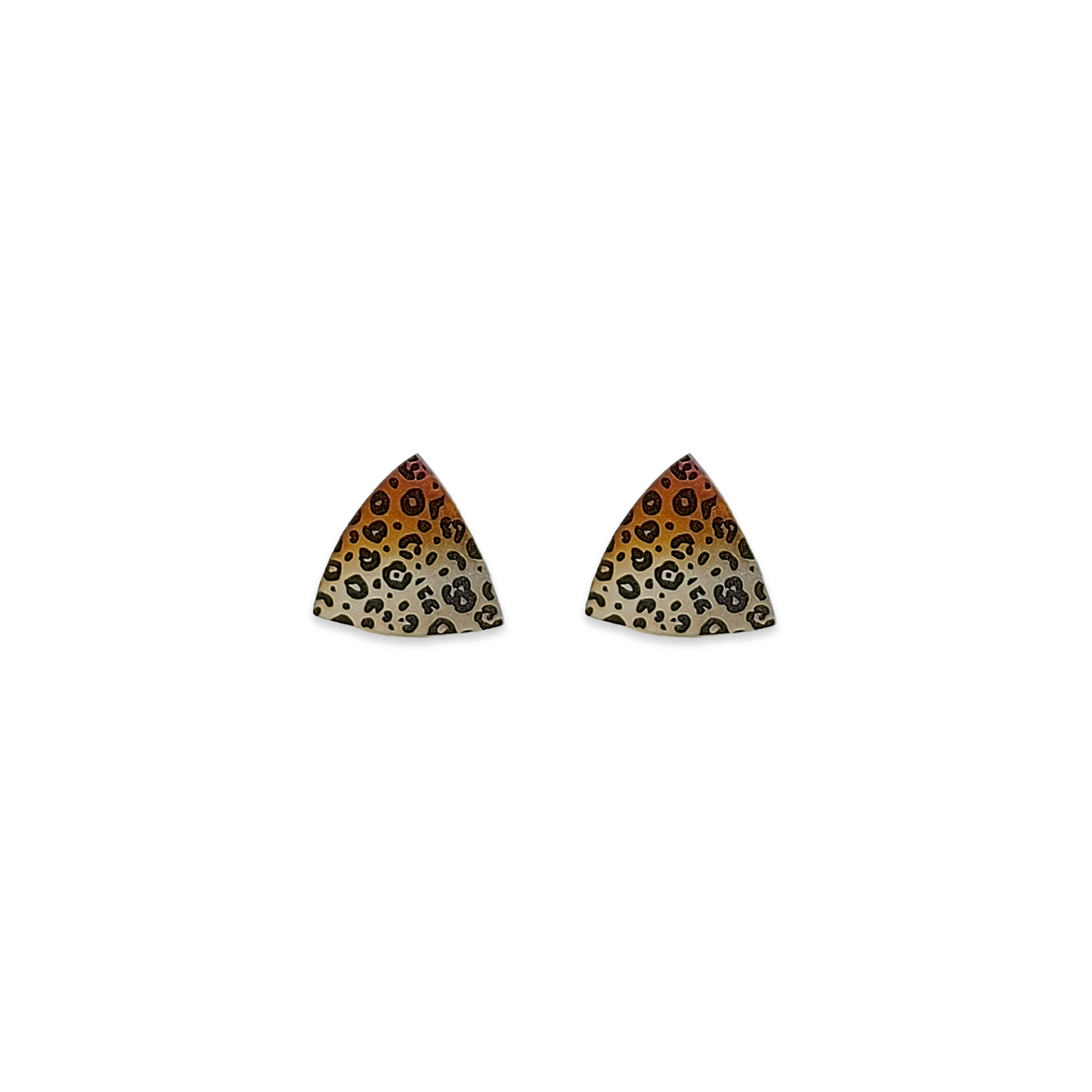 Leopard Print Trillion Studs