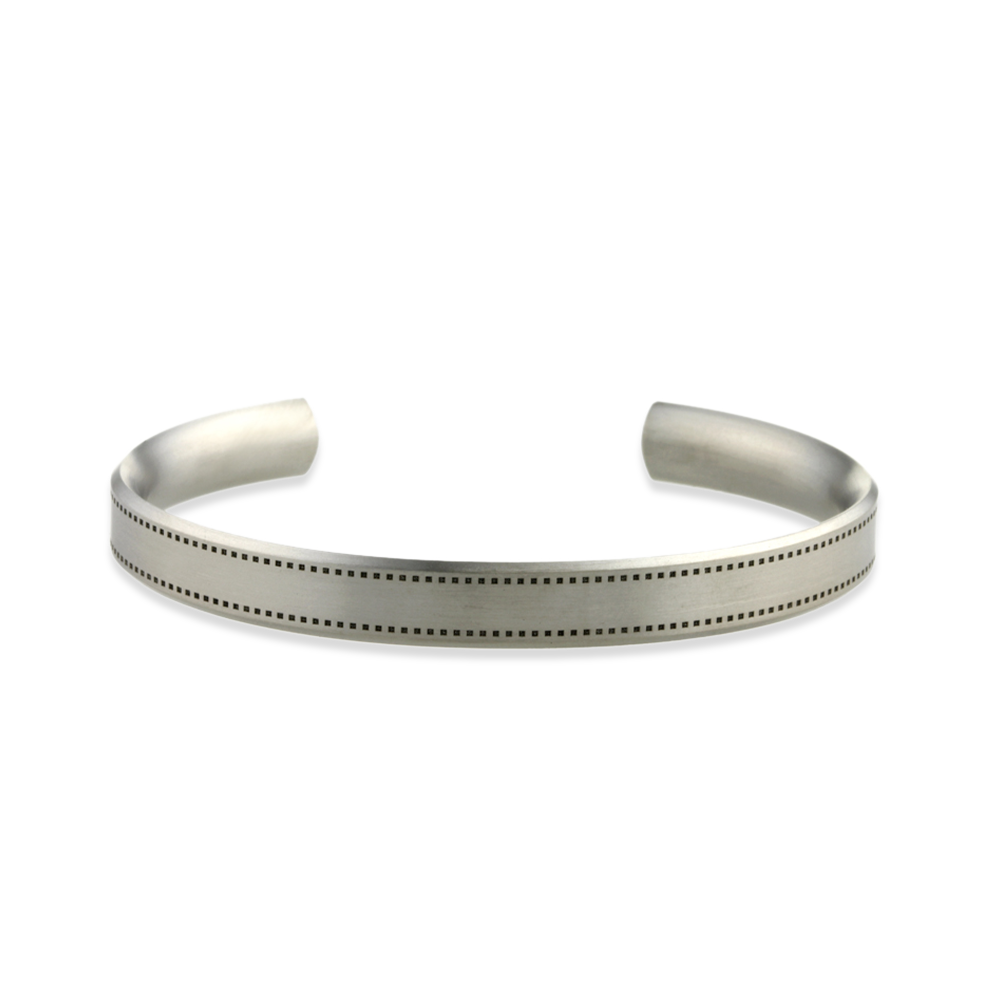 Wide Stitch Bangle