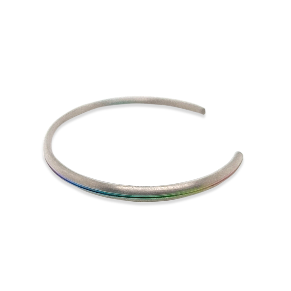 Slim Fine Groove Bangle
