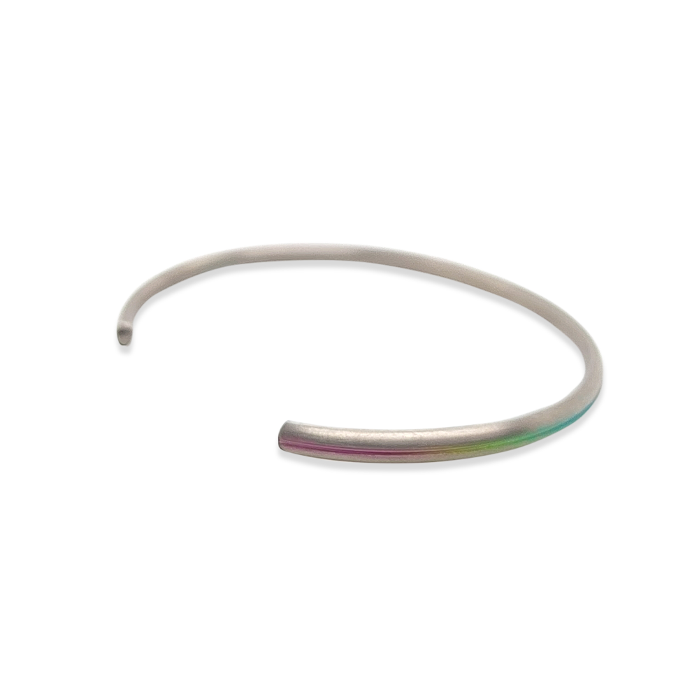 Slim Fine Groove Bangle