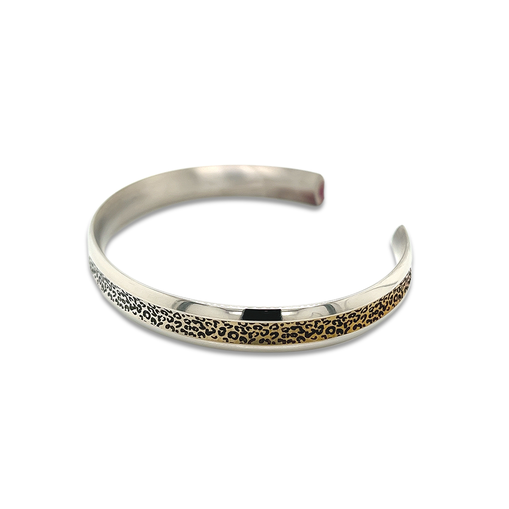Leopard Concave Bangle
