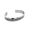Zebra Wide Concave Bangle