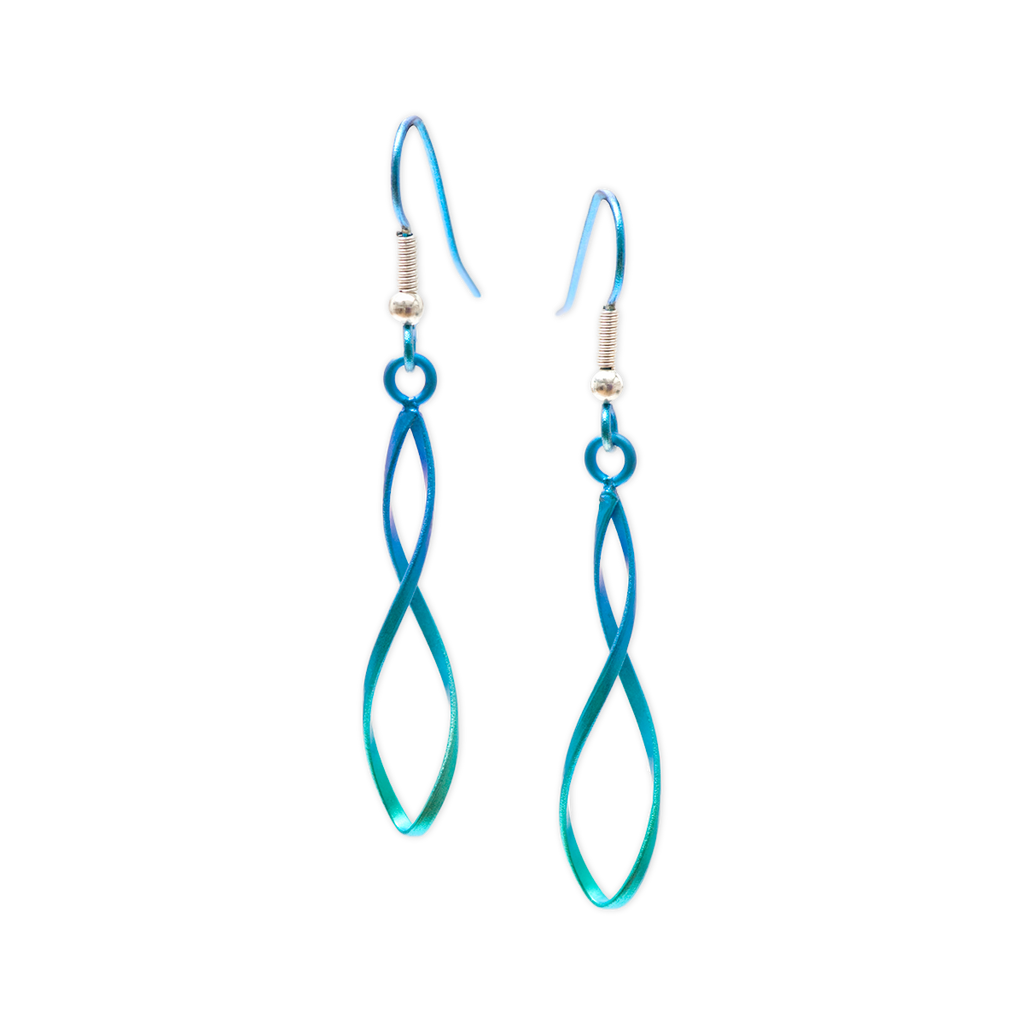 Wirework Single Infinity Earrings