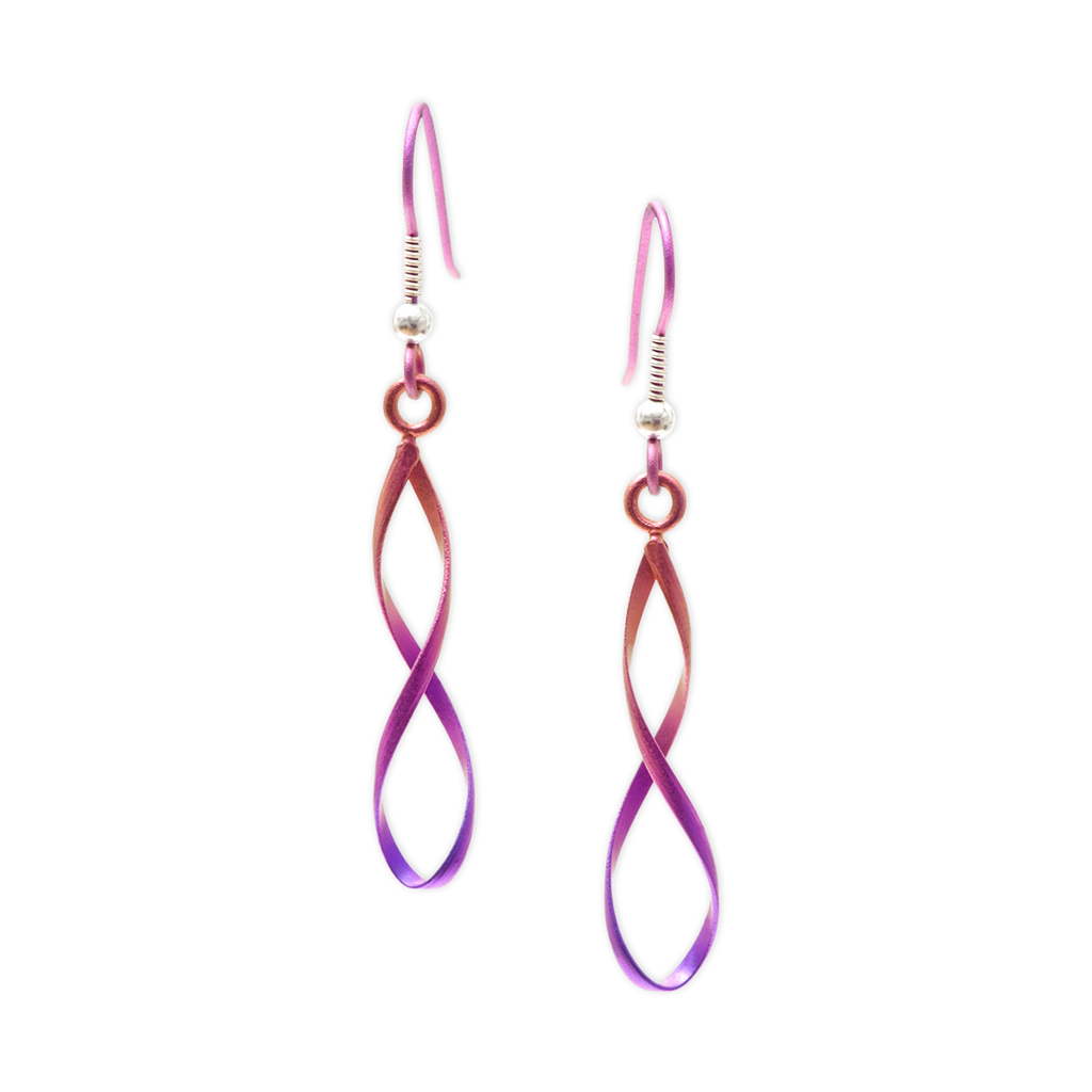 Wirework Single Infinity Earrings