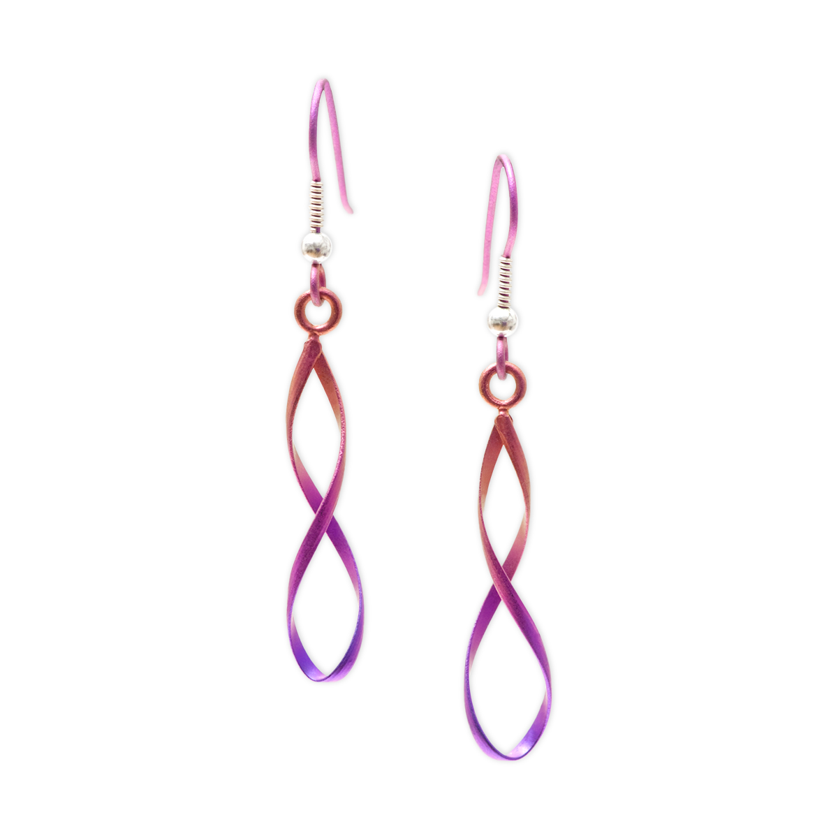 Wirework Single Infinity Earrings
