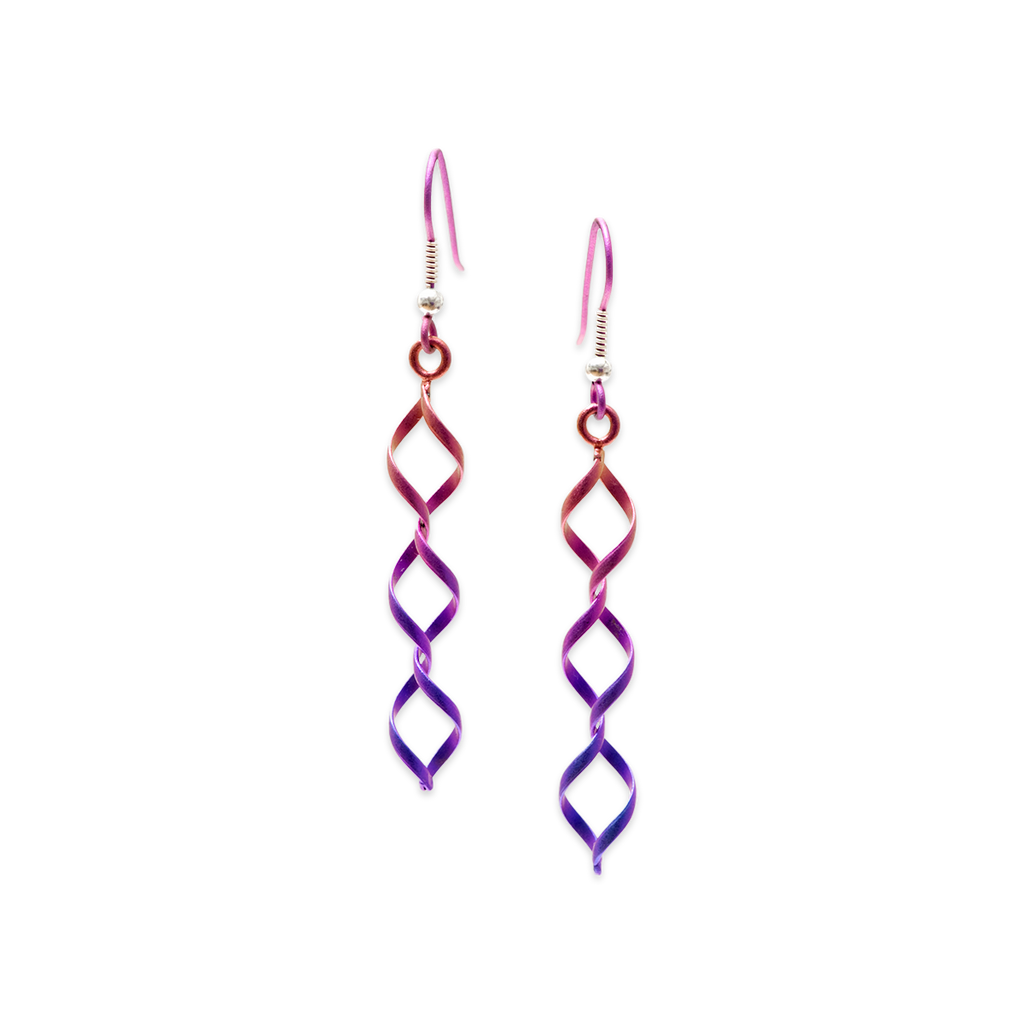 Wirework Open Twist Drops