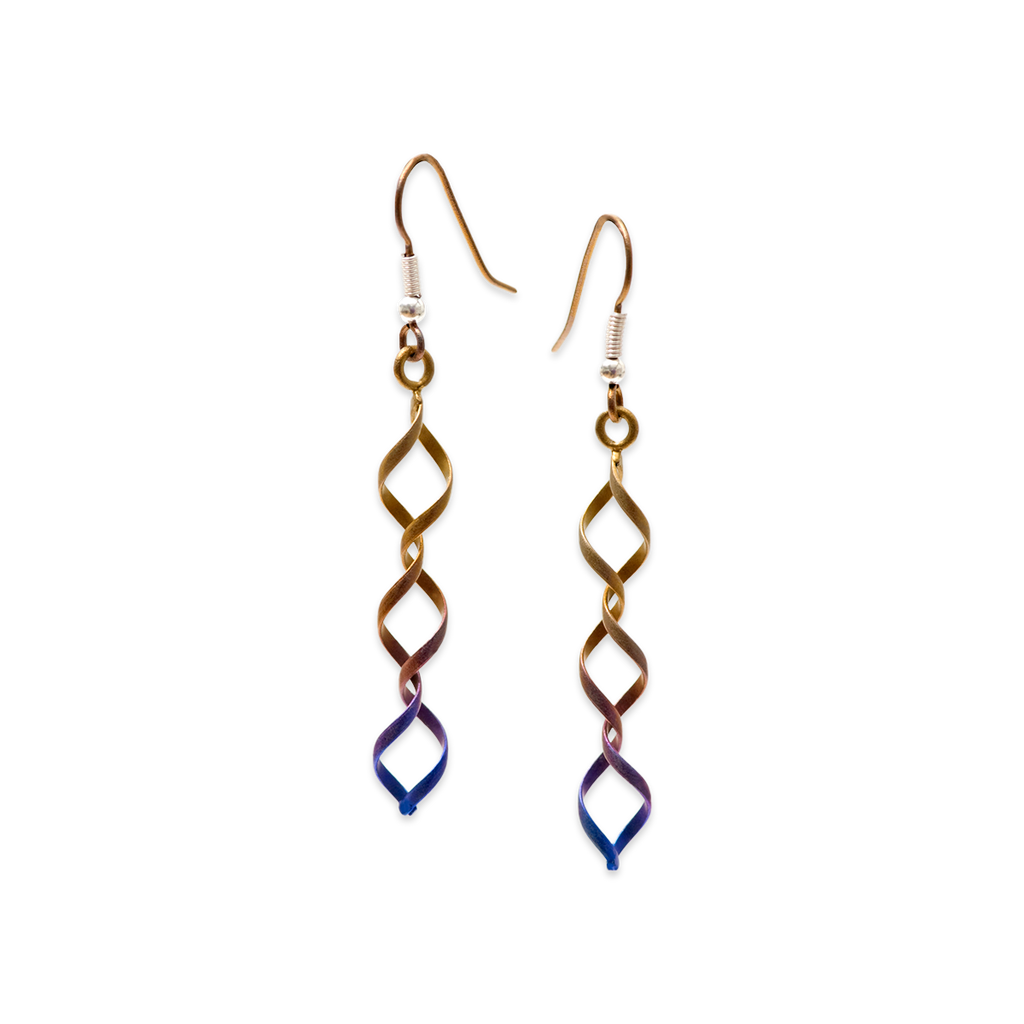 Wirework Open Twist Drops