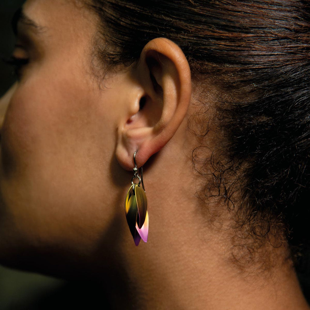 Wild Orchid Drop Earrings