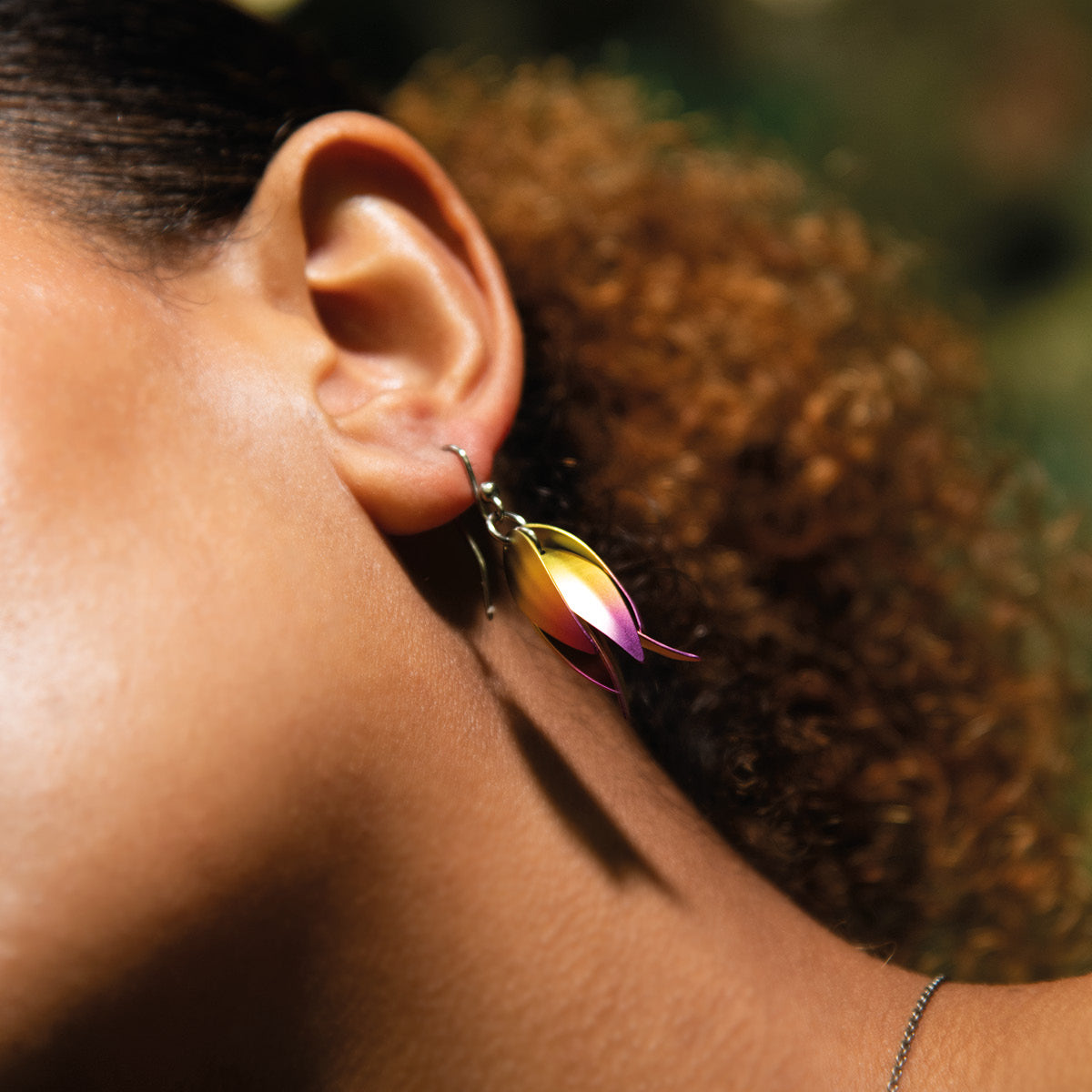 Wild Orchid Drop Earrings