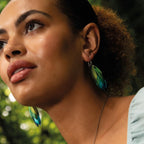 Large Wolf of the Woods Drop Earrings
