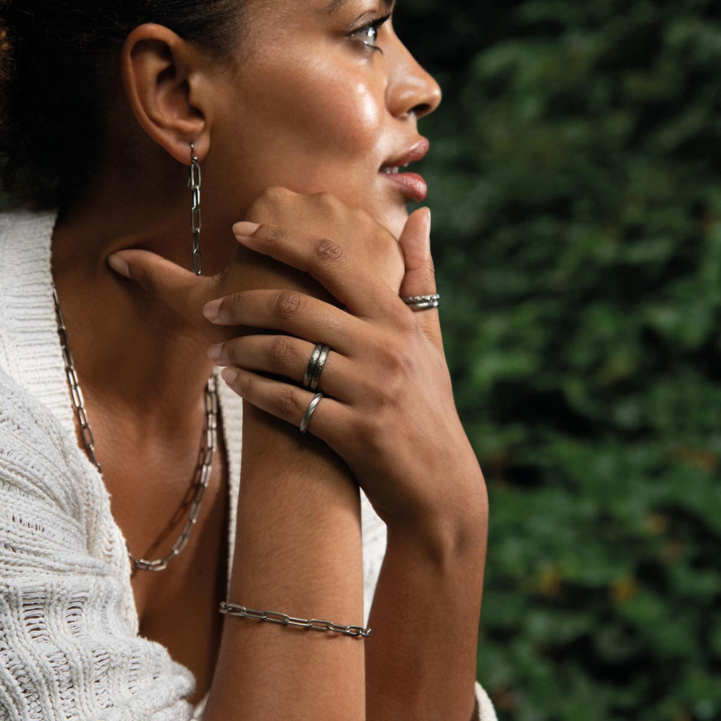 Planished Stacking Ring