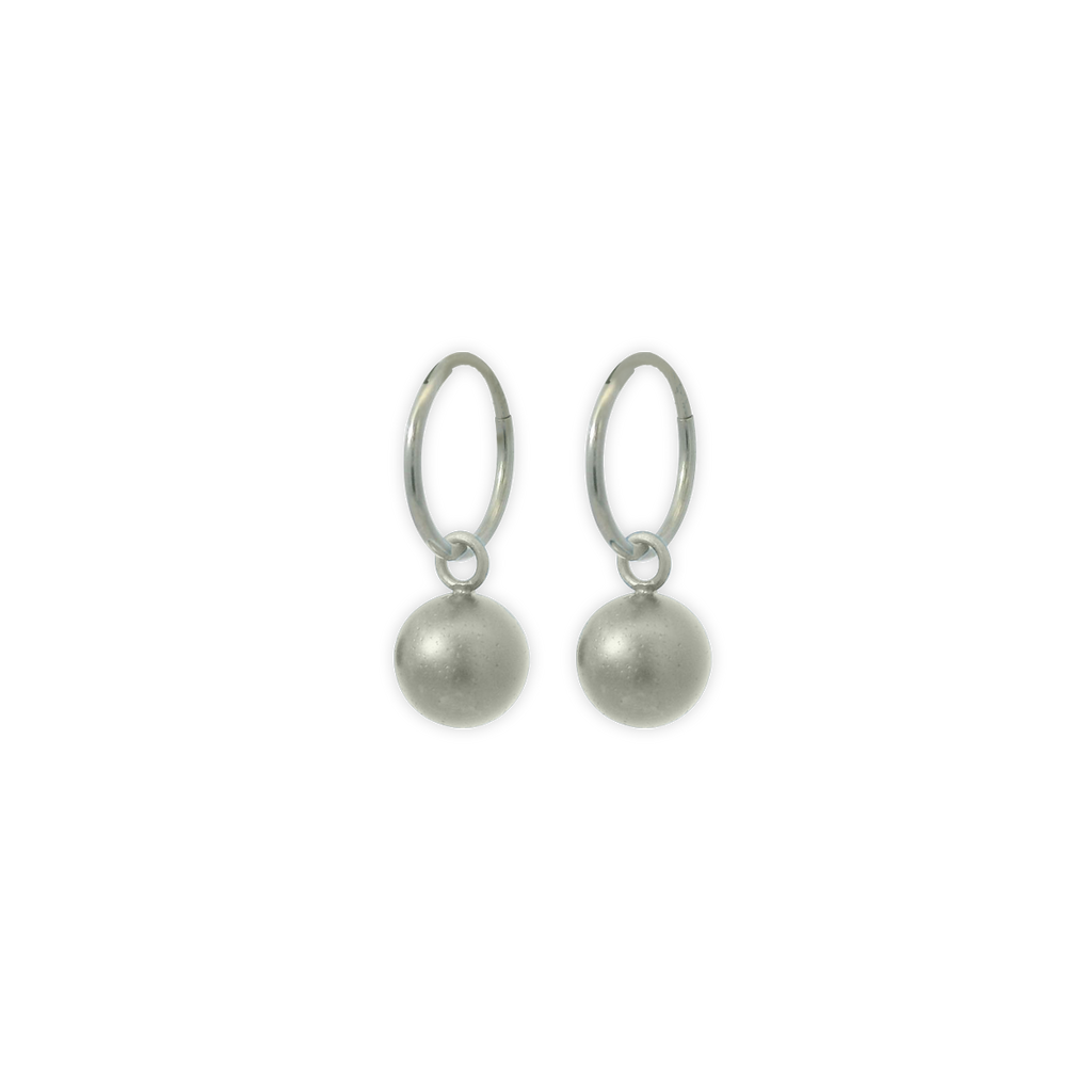 Bead Charm Hoops