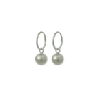 Bead Charm Hoops