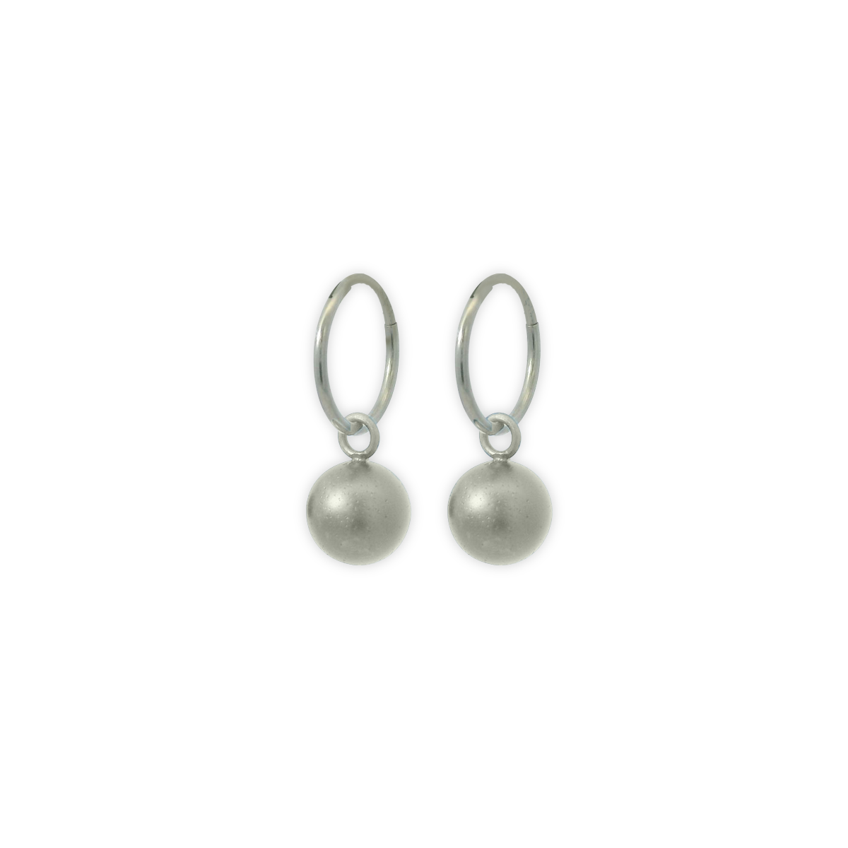Bead Charm Hoops
