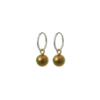 Bead Charm Hoops