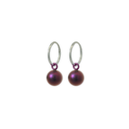 Bead Charm Hoops