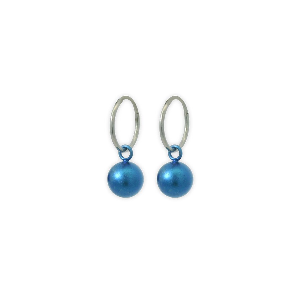 Bead Charm Hoops