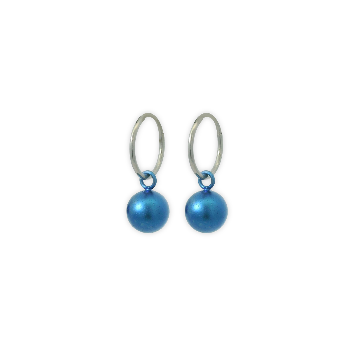 Bead Charm Hoops