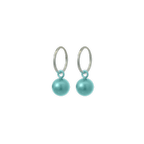 Bead Charm Hoops