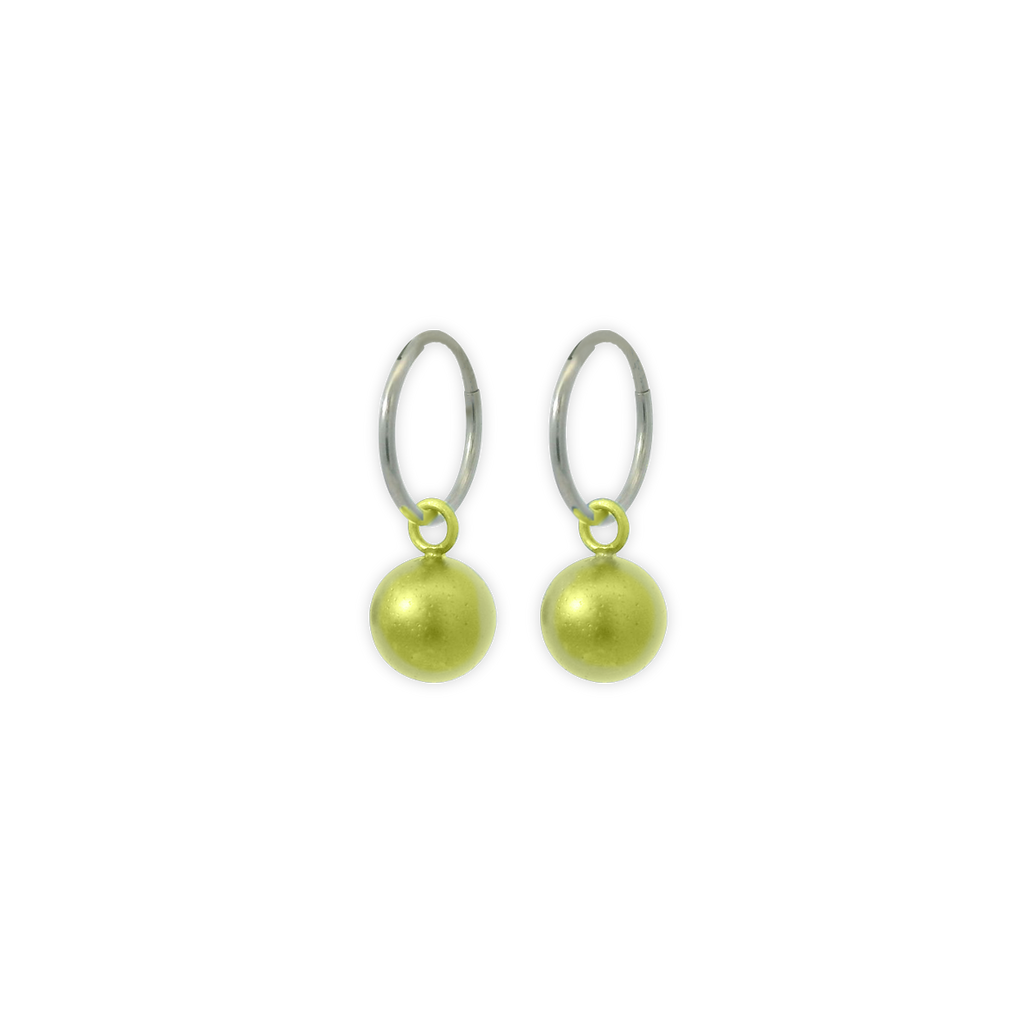 Bead Charm Hoops