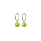Bead Charm Hoops