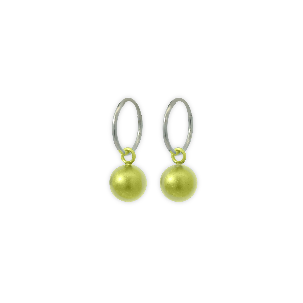 Bead Charm Hoops