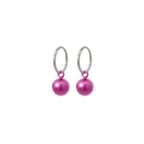 Bead Charm Hoops