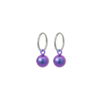 Bead Charm Hoops