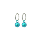 Bead Charm Hoops