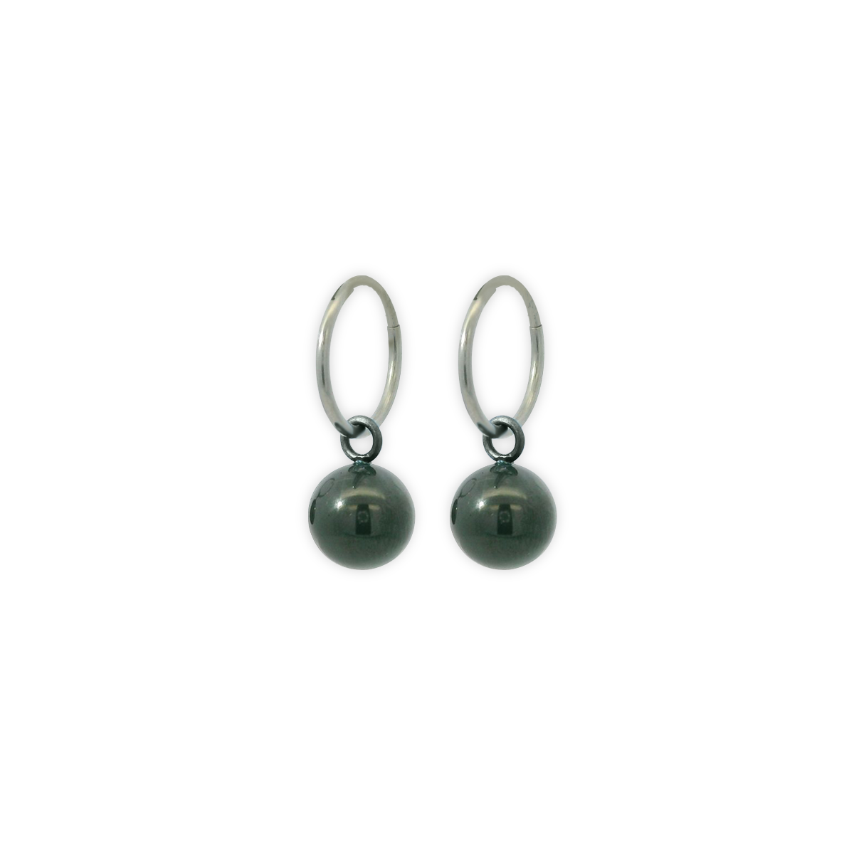 Bead Charm Hoops