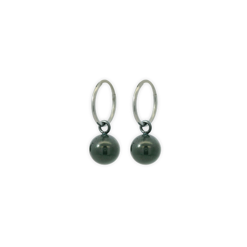 Bead Charm Hoops