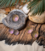 Ammonite Drop Earrings