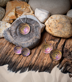 Small Ammonite Stud Earrings
