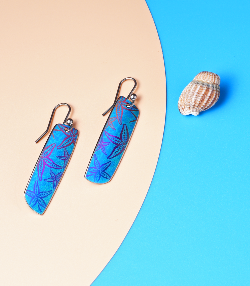 Starfish Drop Earrings